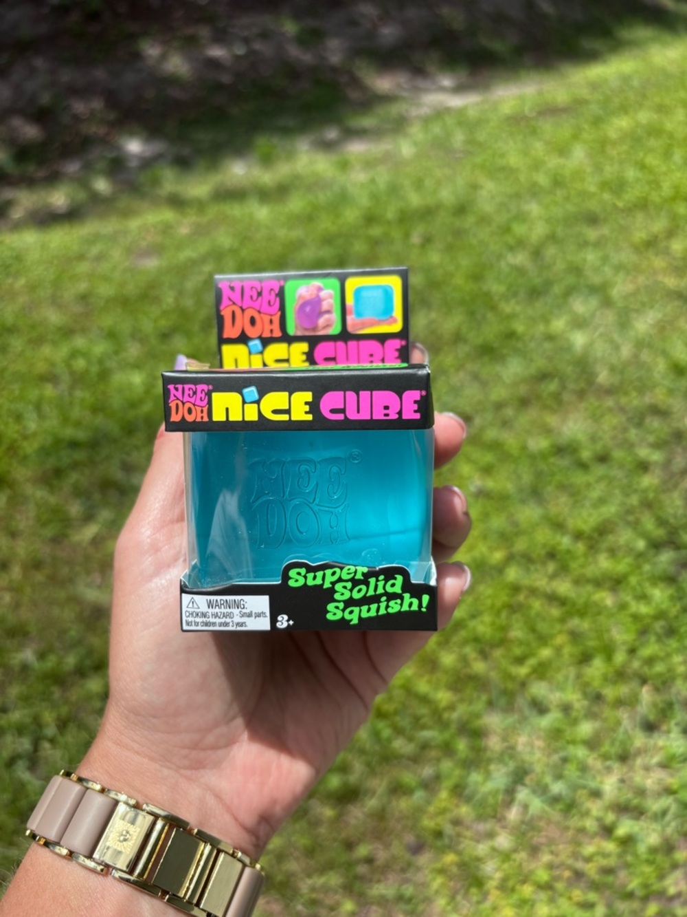 Nice Cube Super Solid Squish - blue